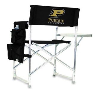 Picnic Time Purdue University Black Sports Chair with Digital Logo 809 00 179 514