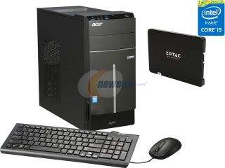 Open Box Acer Desktop PC Aspire T ATC 605 UR19 Intel Core i5 4440 (3.10 GHz) 4 GB DDR3 500 GB HDD Windows 8.1 64 Bit