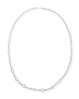 Ippolita Silver Gl Circle Link Necklace, 40