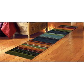Mohawk Home Rainbow Multi Stripe Rug (2 x 8)   14314014  
