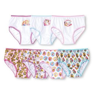 Girls Disney Palace Pets Brief 7 Pack Underwear