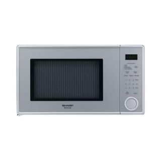 Sharp 1.1 cu. ft. Carousel Countertop Microwave in Pearl Silver R309YV