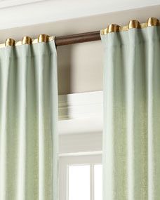 Home Silks, Inc. Hudson Metallic Band Curtains