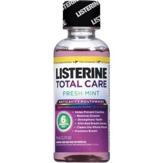 Listerine Fresh Mint Total Care Anticavity Mouthwash, 95 ml