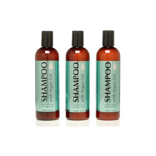 Delon Laboratories Argan Oil 12 ounce Shampoo (Pack of 3)