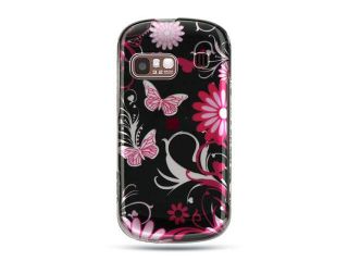 Samsung Craft/Samsung R900 Pink Butterfly Design Crystal Case