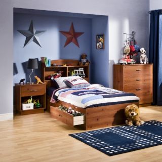 South Shore Logik Twin Bookcase Bed Collection   Pine   Kids Bookcase Beds