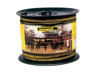 Parker Mccrory 656' Yellow & Black High Visibility Electric Fence Tape 00129