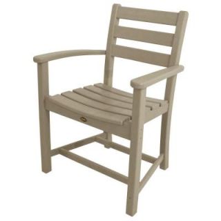 Trex Outdoor Furniture Monterey Bay Sand Castle Patio Dining Arm Chair TXD200SC