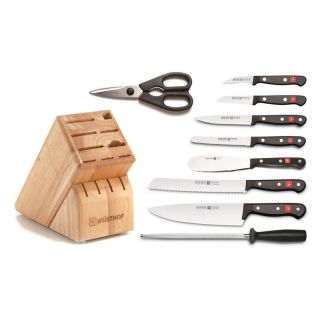 Wusthof Gourmet 10 Piece Knife Block Set   Knife Sets