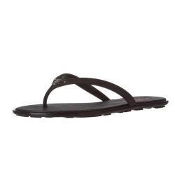 Prada Black Saffiano Rubber Thong Sandals  ™ Shopping