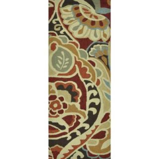 Loloi Rugs Summerton Lifestyle Collection Red/Multi 2 ft. x 5 ft. Rug Runner SUMRSRS09REML2050