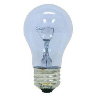 GE Reveal 40 Watt Incandescent A15 Ceiling Fan Clear Light Bulb (2 Pack) 40A15RVL/CD2 TP6