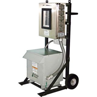 CEP Portable Power Distribution Cart for Generators — 480 Volts, 200 Amps, 3-Phase, Model# 6212PDC30-2  Generator Power Distribution