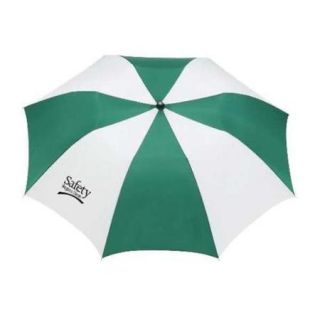 QUALITY RESOURCE GROUP 9WTC10 Umbrella, 42 in, Green/White, Polyester