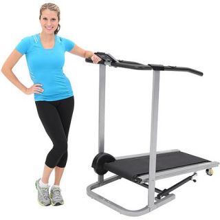 Exerpeutic 260 Manual Treadmill with Safety Handle and Pulse