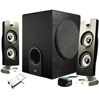 Cyber Acoustics CA 3602 Platinum Speaker System   2.1 channel   30W (RMS) / 62W (PMPO)