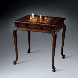 Butler Plantation Cherry Collection Wood Game Table   Backgammon Tables