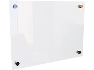 Best Rite 83949   Enlighten Glass Board, Frameless, Frosted Pearl, 24" x 18" x 1/8", 1 Each