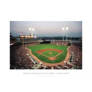 Great American Ballpark, Cincinnati Poster Print by Ira Rosen (19 x 13)