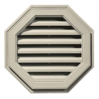 Builders Edge 22 in. Octagon Gable Vent in Champagne 120012222089