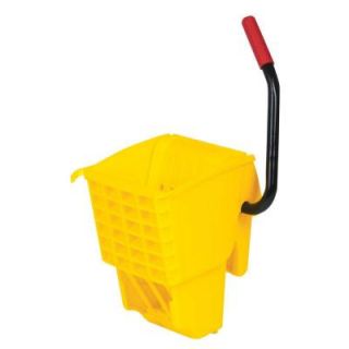 Rubbermaid Commercial Products Wave Brake Side Press Wringer for Mop Buckets FG612788YEL