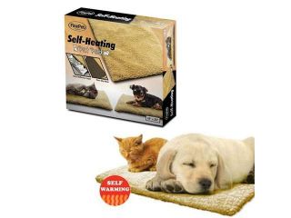 Self Warming Fleece Pet Cushion 18"x25"   Beige