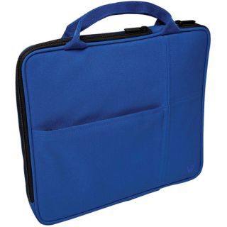V7 Slim TA20BLU Carrying Case (Attach&eacute;) for iPad   Blue   Polyester   Handle   10.1" Height x 11.2" Width x 0.9" Depth
