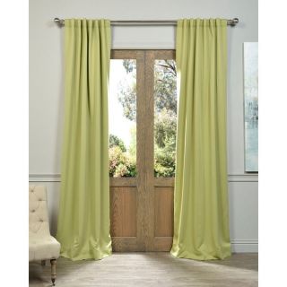 Blackout Thermal Lichen Green Curtain Panels (Set of 2)