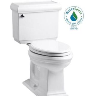 KOHLER Memoirs Classic Comfort Height 2 piece 1.28 GPF Elongated Toilet with AquaPiston Flush Technology in White K 3816 0
