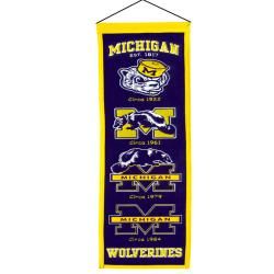 Michigan Wolverines Wool Heritage Banner   Shopping   Great