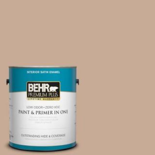 BEHR Premium Plus 1 gal. #S220 3 Sanderling Satin Enamel Interior Paint 740001