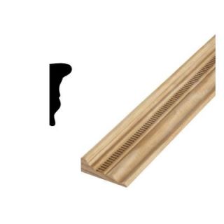 DecraMold DM 300EM 1 1/16 in. x 2 15/16 Solid Pine Chair Rail Moulding with ladder design 10001216