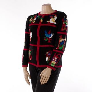 Tiara Womens Plus Size Black Holiday Sweater  ™ Shopping