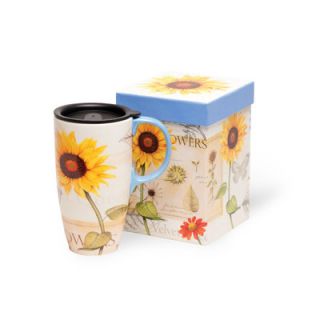Cypress Sunflowers Latte Travel Mug