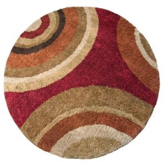 Orian Rugs Eclipse Rouge 7 ft. 10 in. Round Area Rug 238631