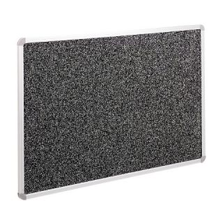 BESTRITE Recycled Rubber Tak Tackboard, 36 x 24, Black w/Aluminum