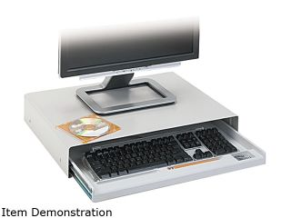 Innovera 53001 Standard Desktop Keyboard Drawer, 20 5/8 x 10, Light Gray