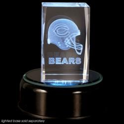 Chicago Bears Crystal Helmet Cube with Base  ™ Shopping