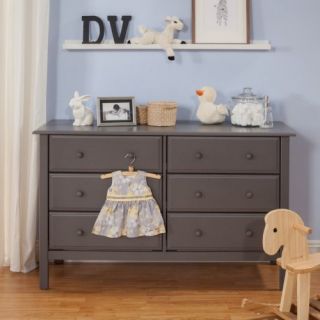 DaVinci Jayden 6 Drawer Double Wide Dresser   Nursery Furniture