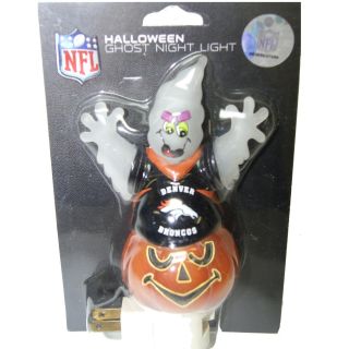 Denver Broncos Halloween Ghost Night Light   Shopping