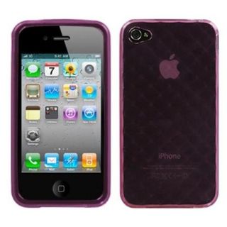 Insten Purple Diamond Candy Skin Case For iPhone 4 4S