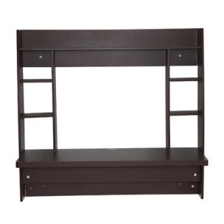 Floating Wall Mount Computer Desk with Storage by HomCom