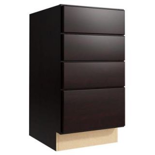 Cardell Pallini 18 in. W x 34 in. H Vanity Cabinet Only in Coffee VBD182134.4.AE0M7.C63M