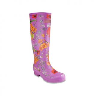 London Fog® TOTTY Pull On Floral Print Tall Rain Boot   8058652