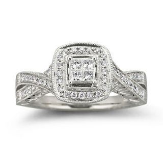 Cherished Hearts™ 1/3 CT. T.W. Certified Diamond Bridal Ring