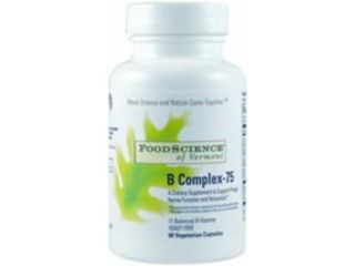 FoodScience of Vermont, B Complex 75 60 capsules
