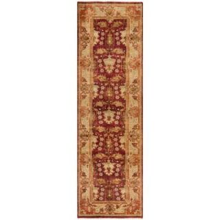 Safavieh Oushak Red/Green 3 ft. x 10 ft. Runner OSH108A 310