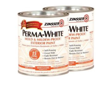 Zinsser 1 Qt. Perma White Semi Gloss Exterior Primer (2 Pack) DISCONTINUED 203289