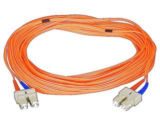 Fiber Optic Cable, SC/SC, Multi Mode, Duplex   15 meter (62.5/125 Type)   Orange